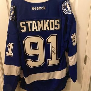 Signed Steven Stamkos Tampa Bay Lightning Jersey